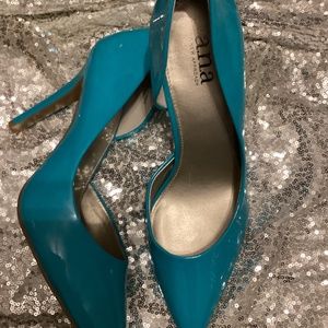Ana Turquoise Heels